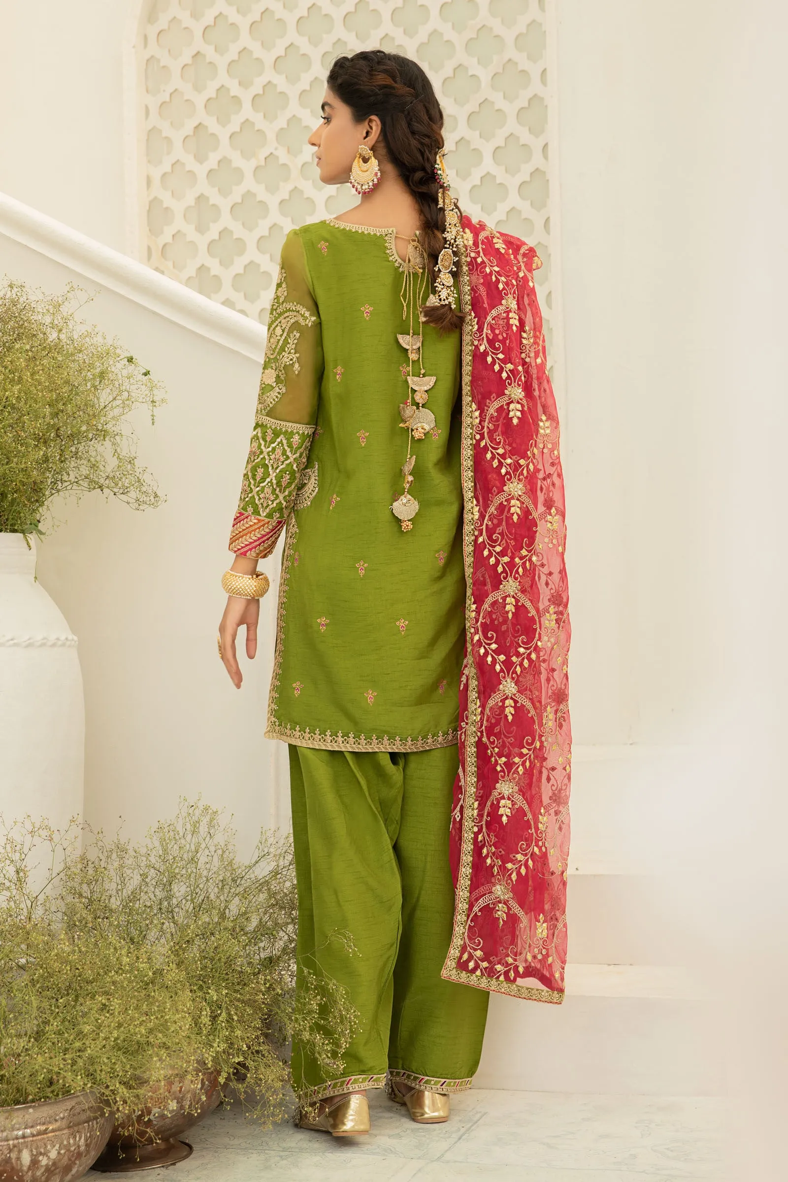 Suit Green SF-W22-14 | Maria B Ready to Wear
