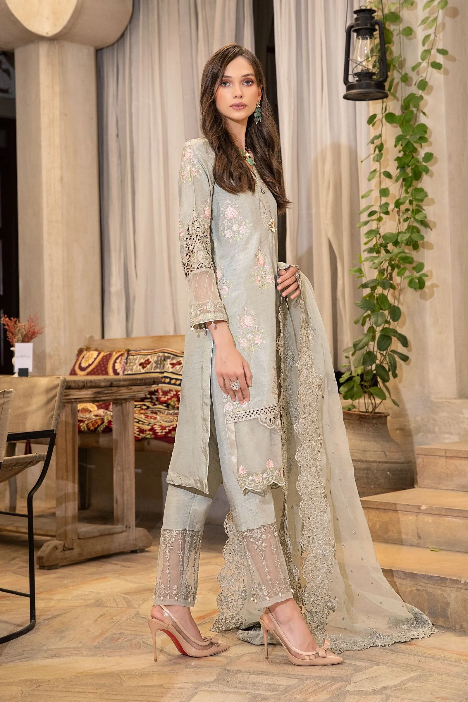 Suit Grey SF-W22-63 | Maria B Ready to Wear