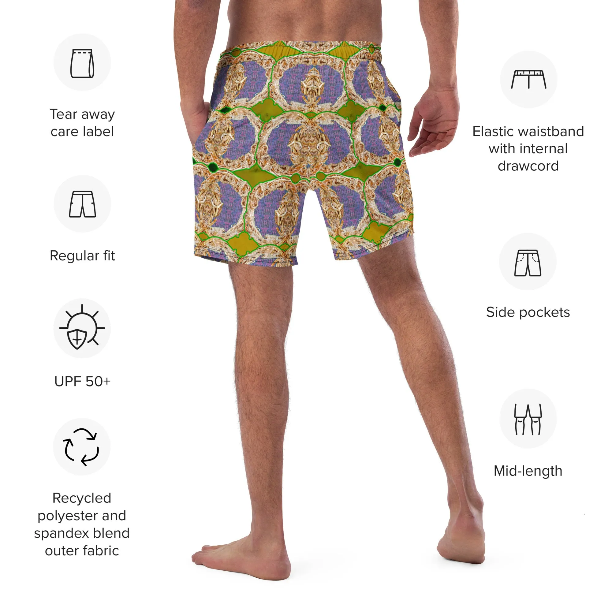 Swim Trunks (Virilis)(Ouroboros Smith Butterfly) RJSTH@Fabric#5 RJSTHS2023 RJS