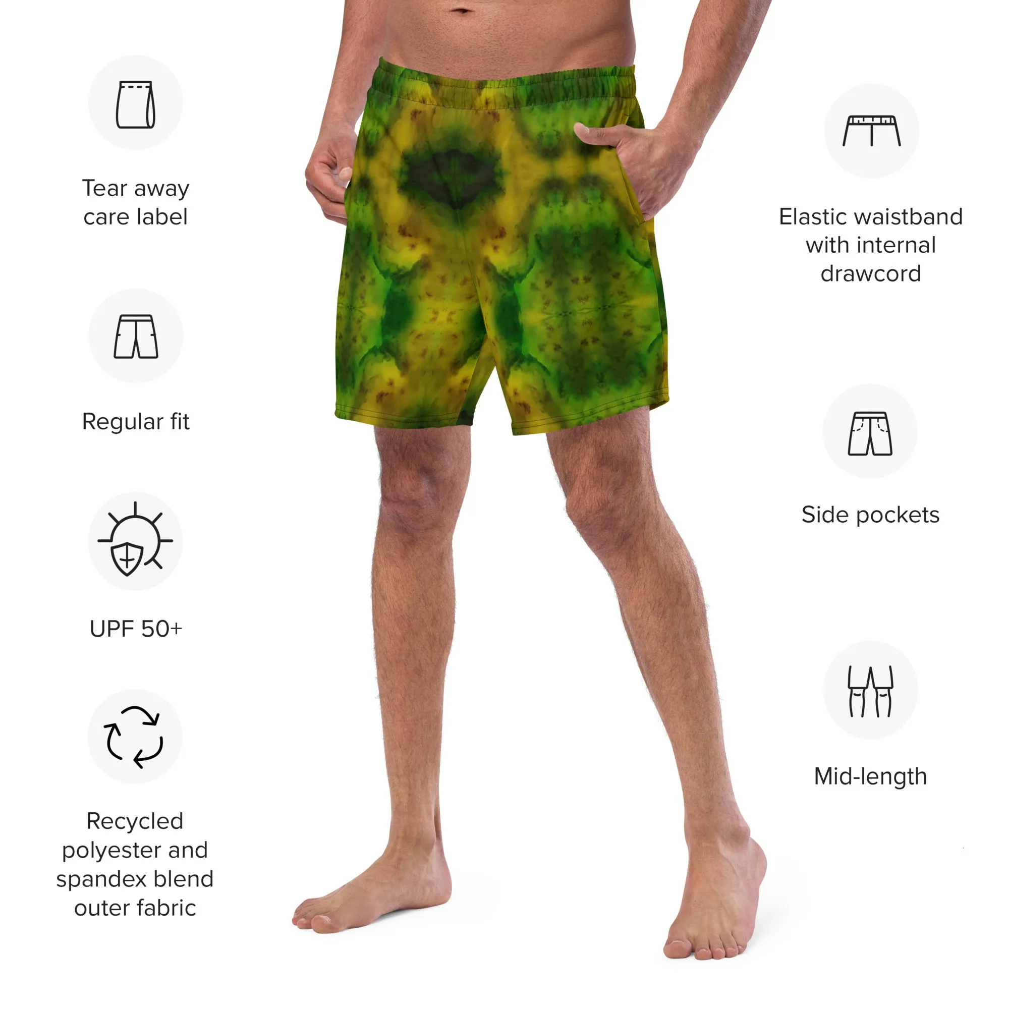 Swim Trunks (Virilis)(Purely Jade Light) RJSTHS2023 RJS