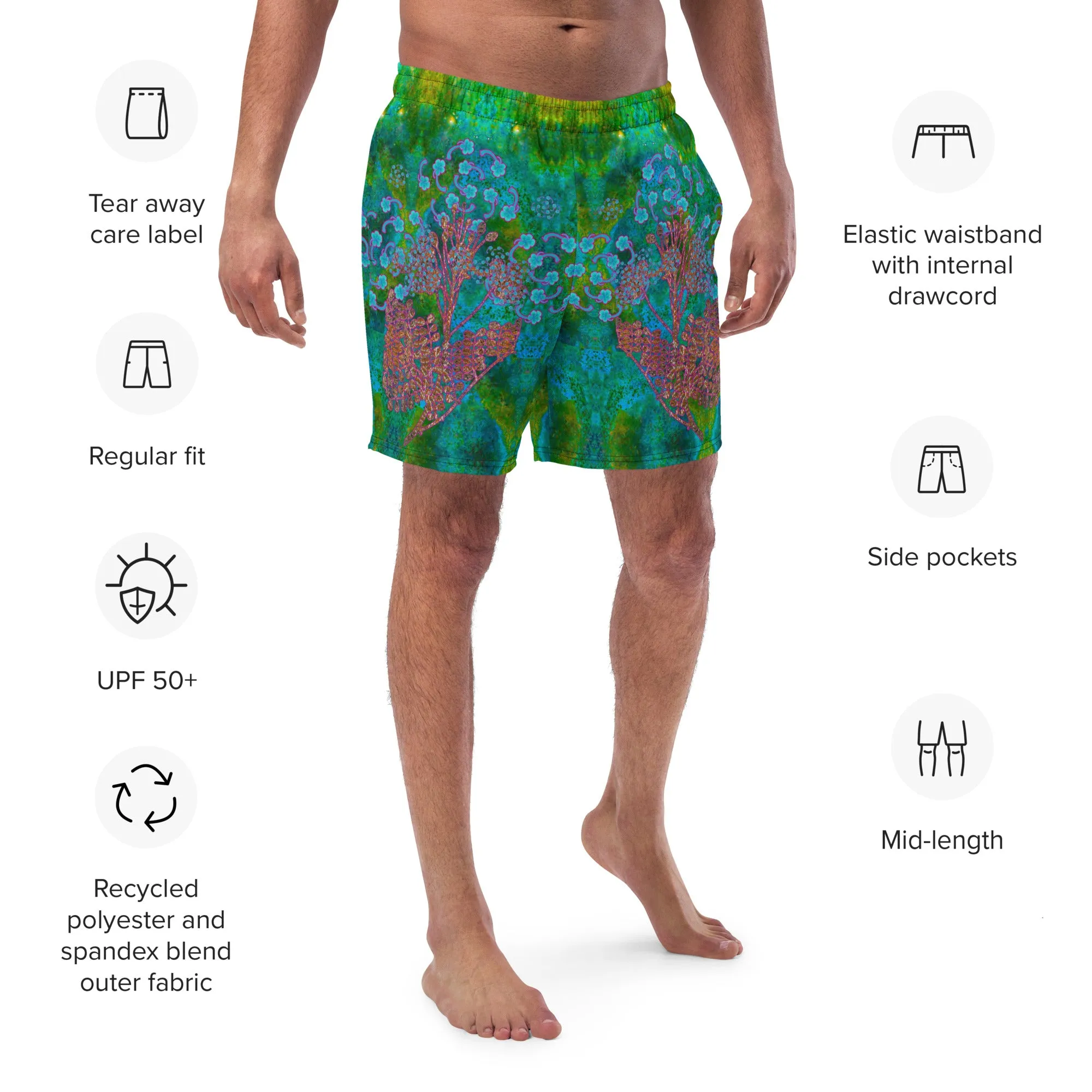 Swim Trunks (Virilis)(WindSong Flower) RJSTH@Fabric#11 RJSTHS2023 RJS