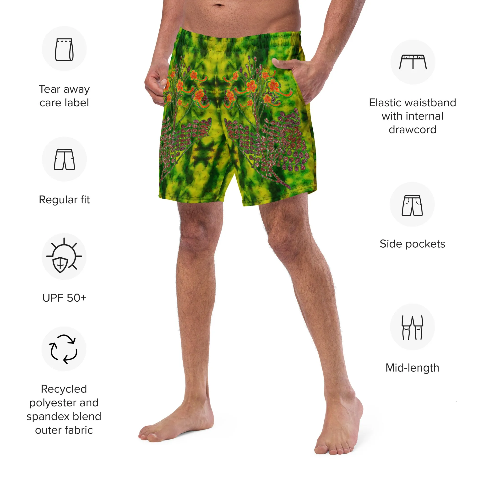 Swim Trunks (Virilis)(WindSong Flower) RJSTH@Fabric#3 RJSTHS2023 RJS