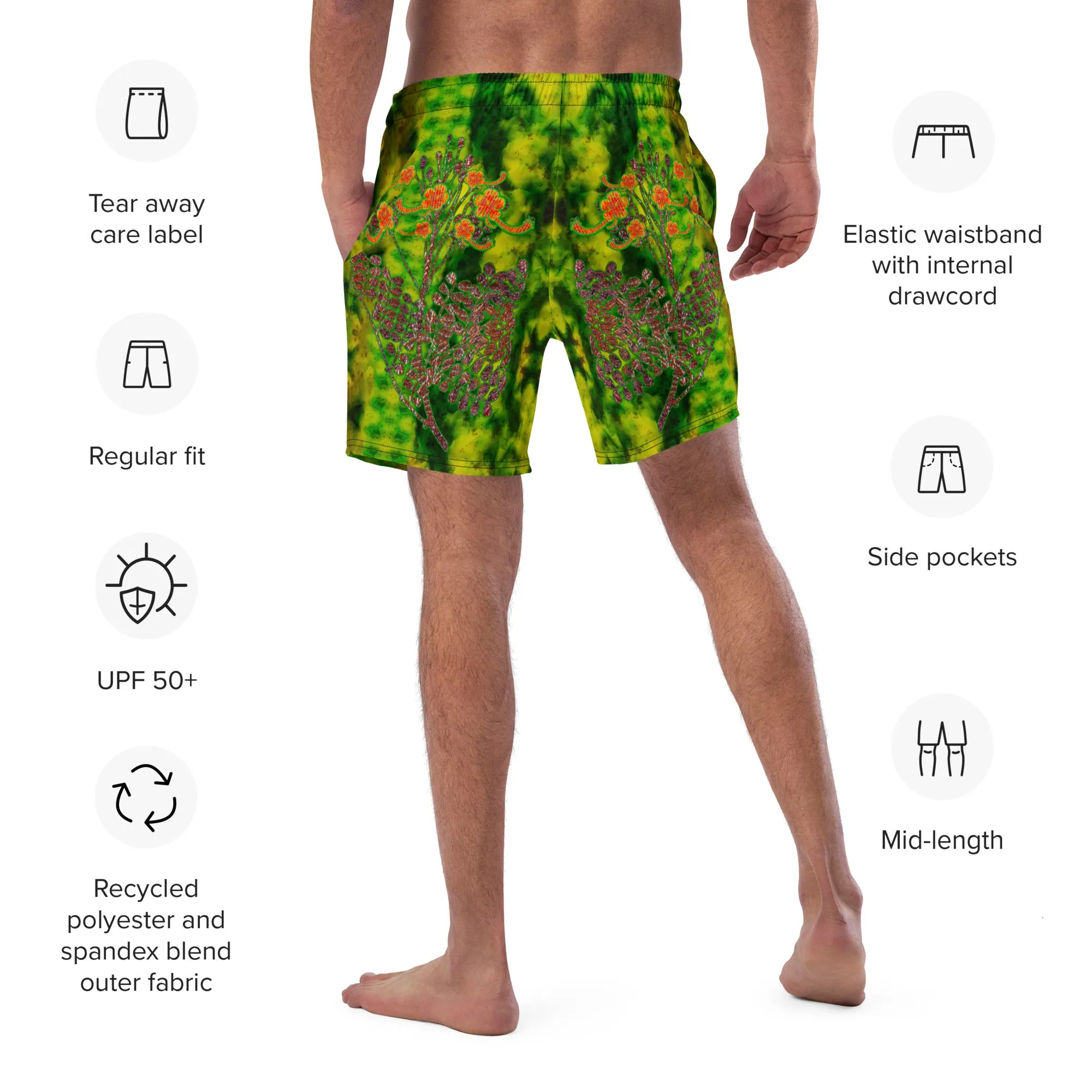 Swim Trunks (Virilis)(WindSong Flower) RJSTH@Fabric#3 RJSTHS2023 RJS