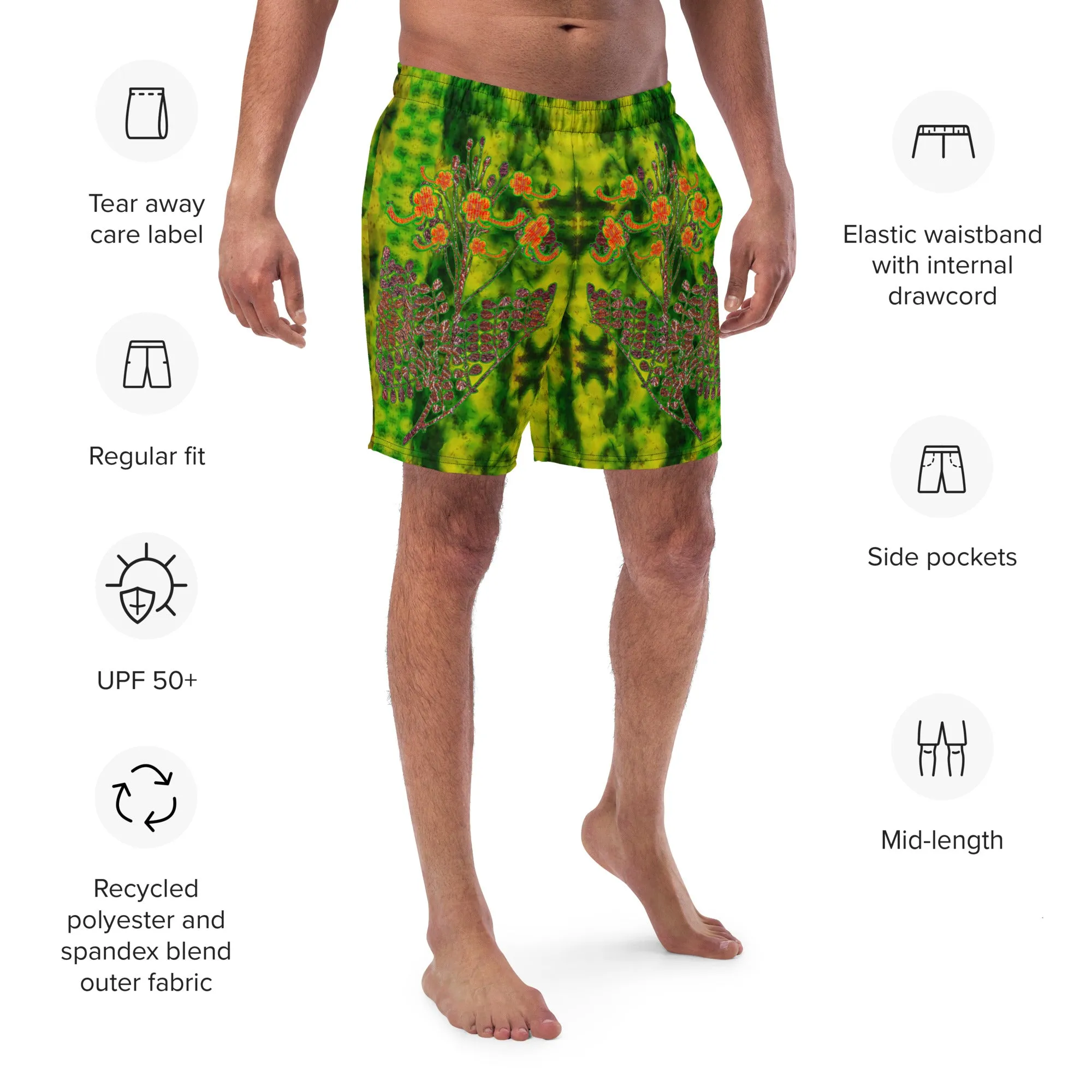 Swim Trunks (Virilis)(WindSong Flower) RJSTH@Fabric#3 RJSTHS2023 RJS