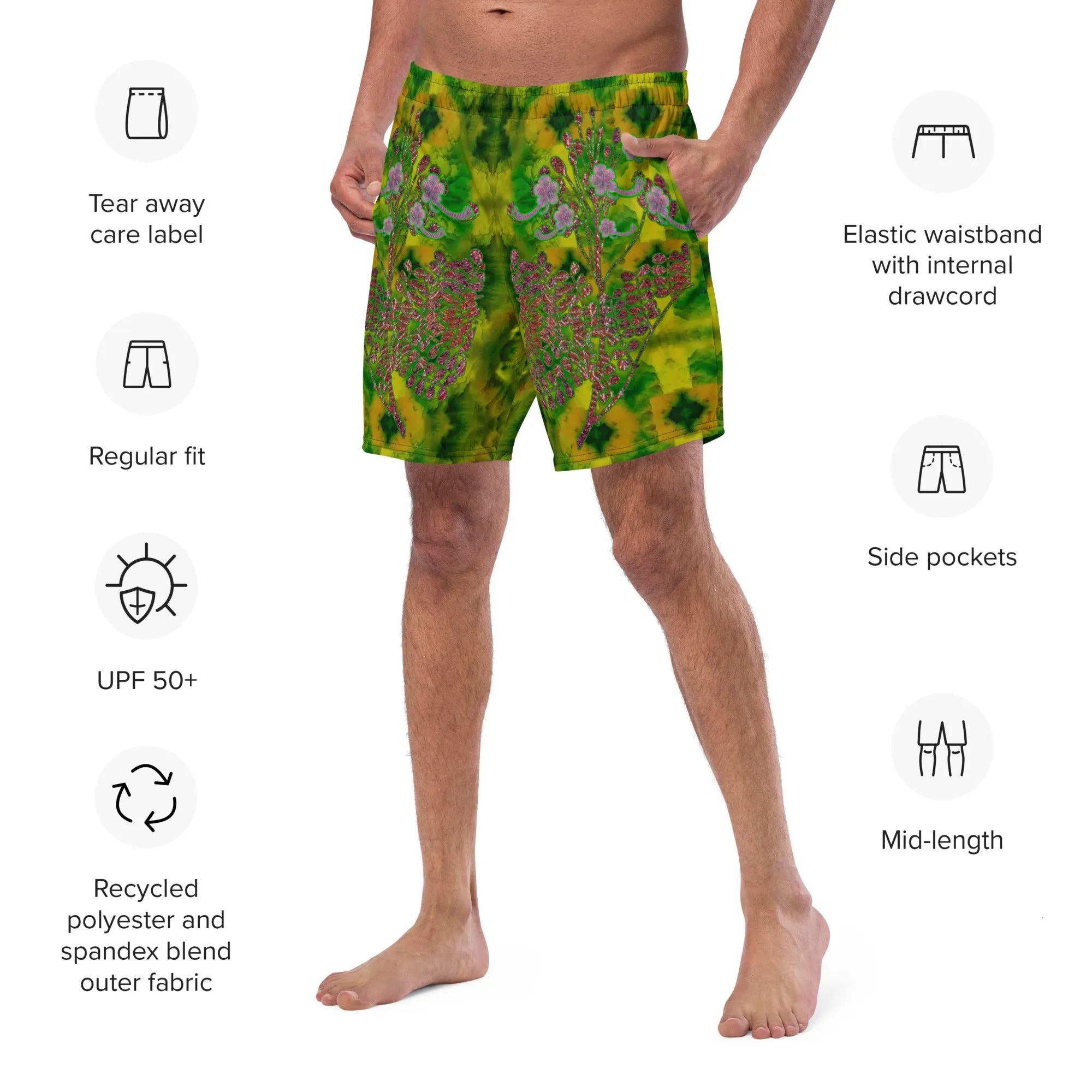 Swim Trunks (Virilis)(WindSong Flower) RJSTH@Fabric#5 RJSTHS2023 RJS