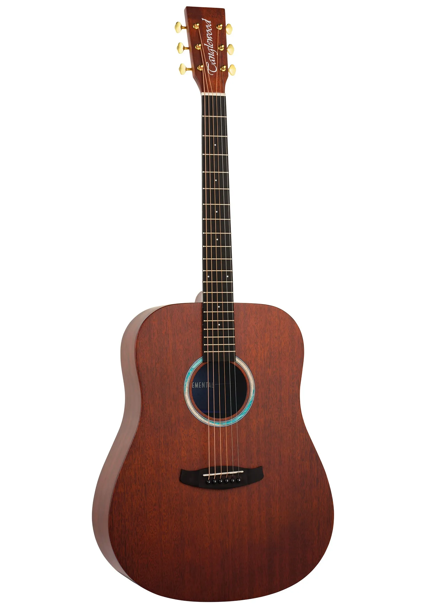Tanglewood Elemental TE5BL Dreadnought Acoustic Guitar, Natural Satin