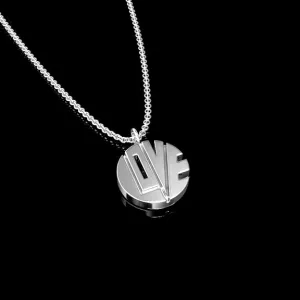 THE TINY PILL "PENDANT OF LOVE" IN 14K WHITE GOLD
