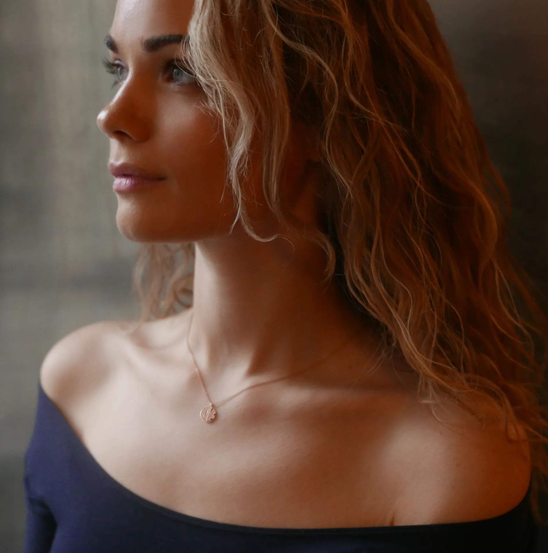 THE TINY PILL "PENDANT OF LOVE" IN 14K YELLOW GOLD