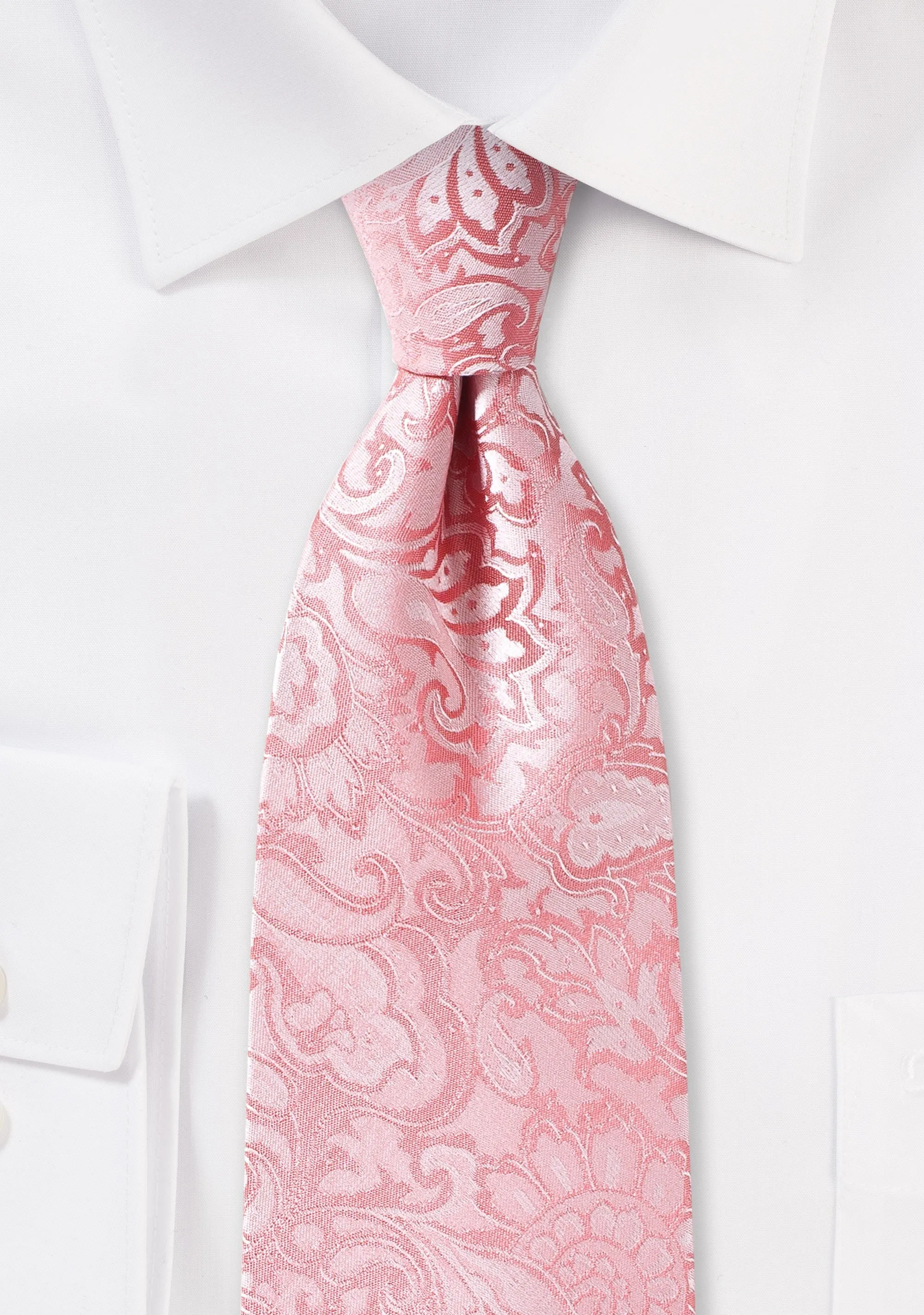 Tulip Floral Paisley Necktie