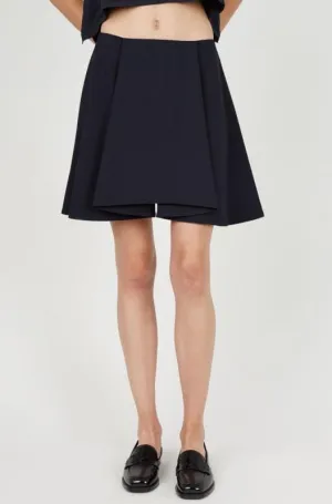 Walt Suiting Cascade Skirt in Black