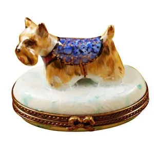 West Highland Terrier limoges box