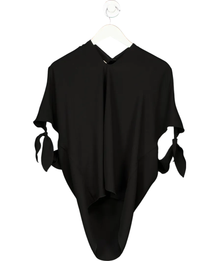 Wilfred Black Back Cut Outs Blouse UK S