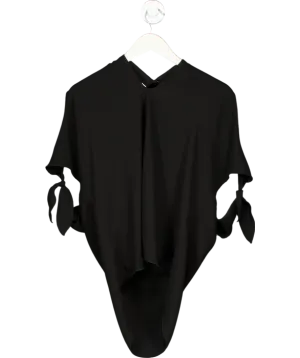 Wilfred Black Back Cut Outs Blouse UK S