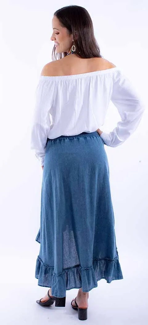 Women's Cantina Collection Skirt: Ruffle Hi Lo