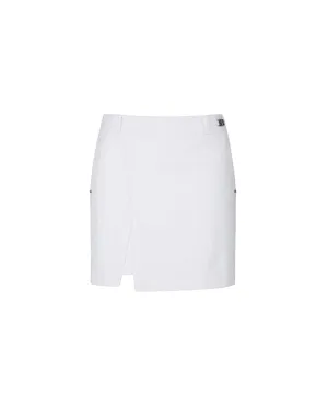 Women's Fleece Incision Point A-Line Skirt - Off-White