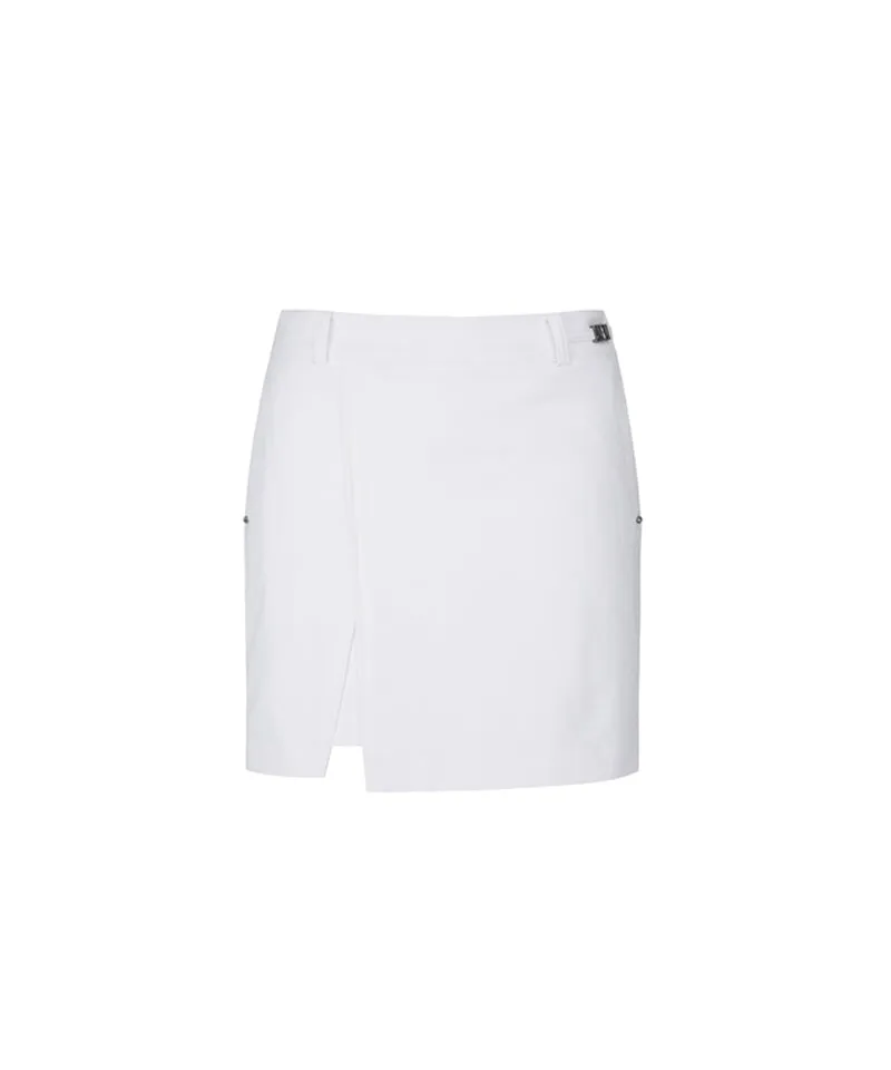 Women's Fleece Incision Point A-Line Skirt - Off-White