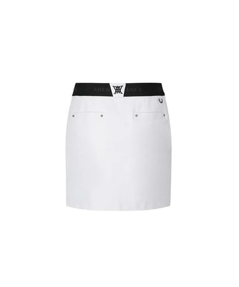 Women's Fleece Incision Point A-Line Skirt - Off-White
