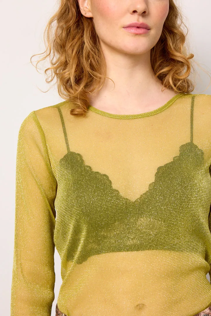 Zion Blouse - Golden lime